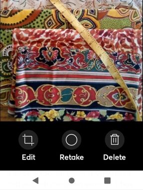 Awesome retro 100% cotton fabric 3 yards +